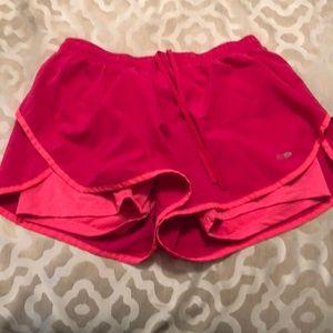 Pink champion running shorts